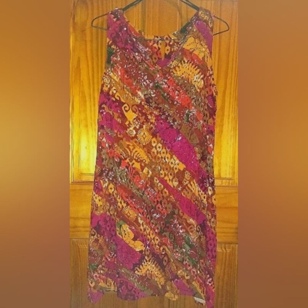 Tribal floral boho sundress